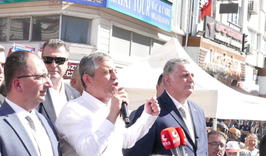 Özgür Özel Yalova’da: Esnafı, üreticiyi ve emekliyi dinledi