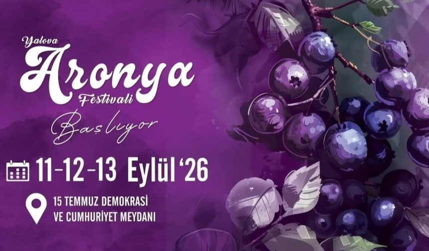 Yalova Aronya Festivali 2026: Tarih ve Yer Belli Oldu