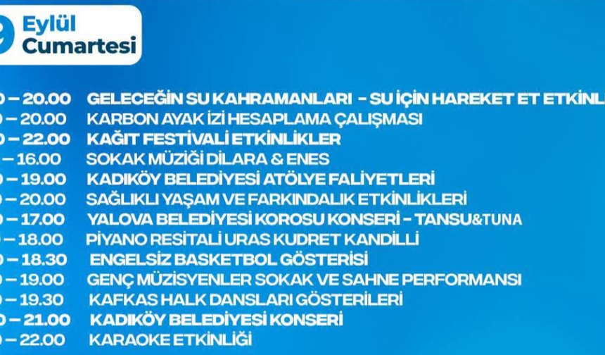 Yalova’da Avrupa Hareketlilik Haftası: Bugün Kent Meydanı’nda Dopdolu Program