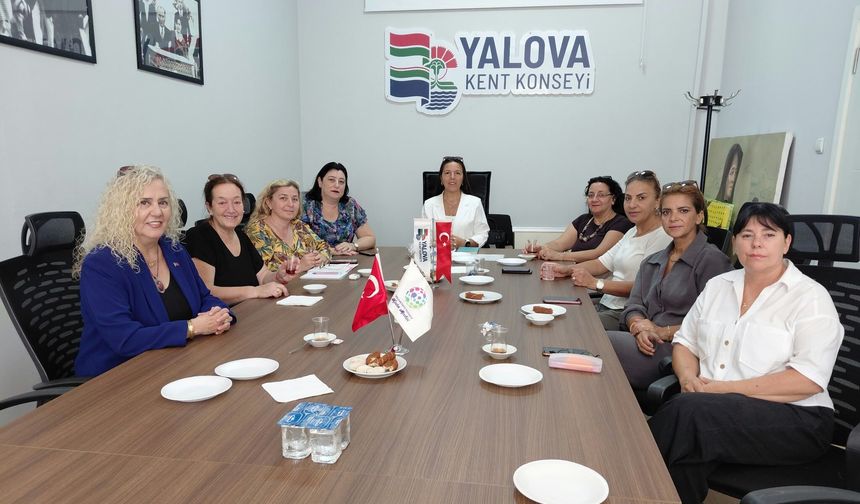 Yalova Kent Konseyi Kadın Meclisi Yeni Dönem Çalışmalarına Başladı