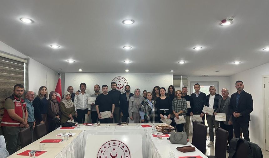 Yalova’da Afetlere Hazırlık İçin Psikolojik İlk Yardım Eğitimleri Düzenlendi