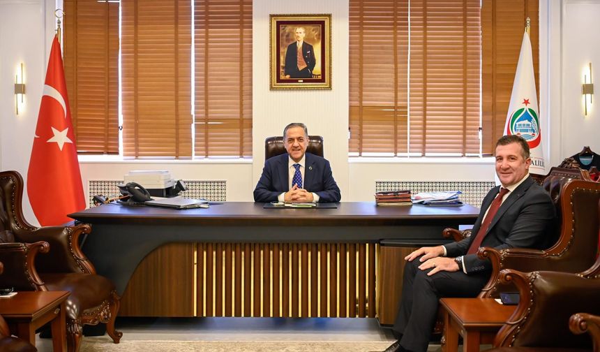 Vali Ahmet Hamdi Usta’dan Arif Laçin’e Teşekkür