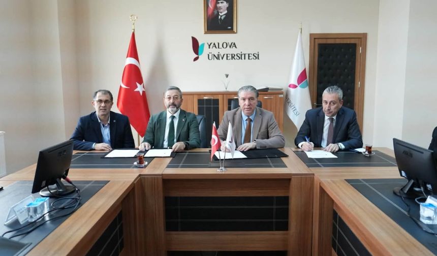 Yalova Üniversitesi 7 Sanayi Kuruluşuyla Protokol İmzaladı