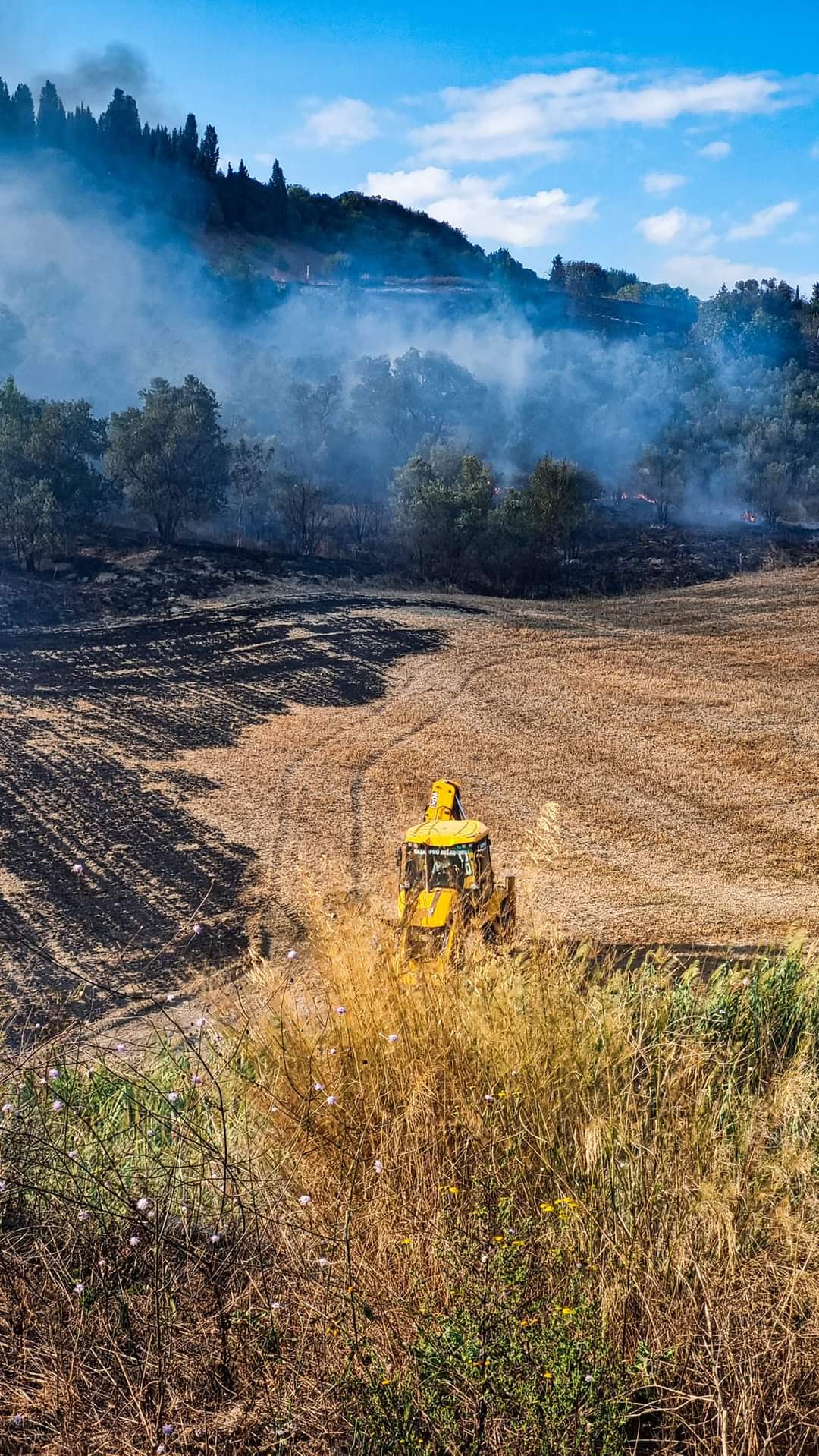 Kabaklı köyü yangın 