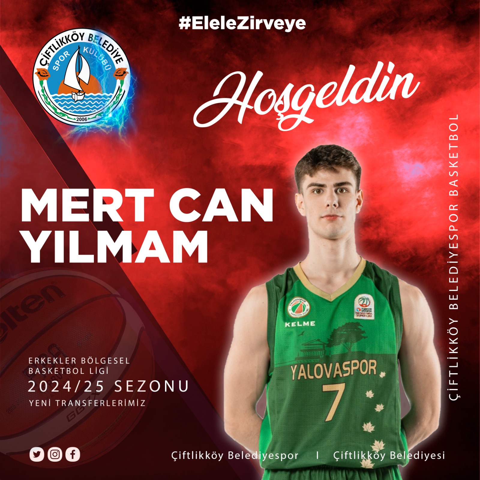 Mert Can Yılmam Çiftlikköy Belediyespor’da