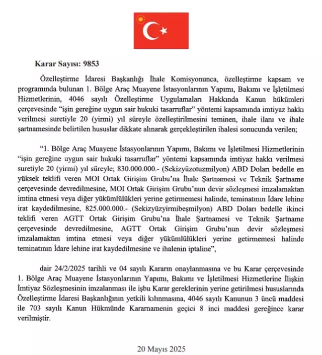 Araç Muayene İstasyonlarında Yeni Dönem