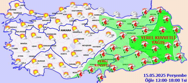 Rapor Yayimlandi Meteoroloji Den Kuvvetli Yagis Uyarisi