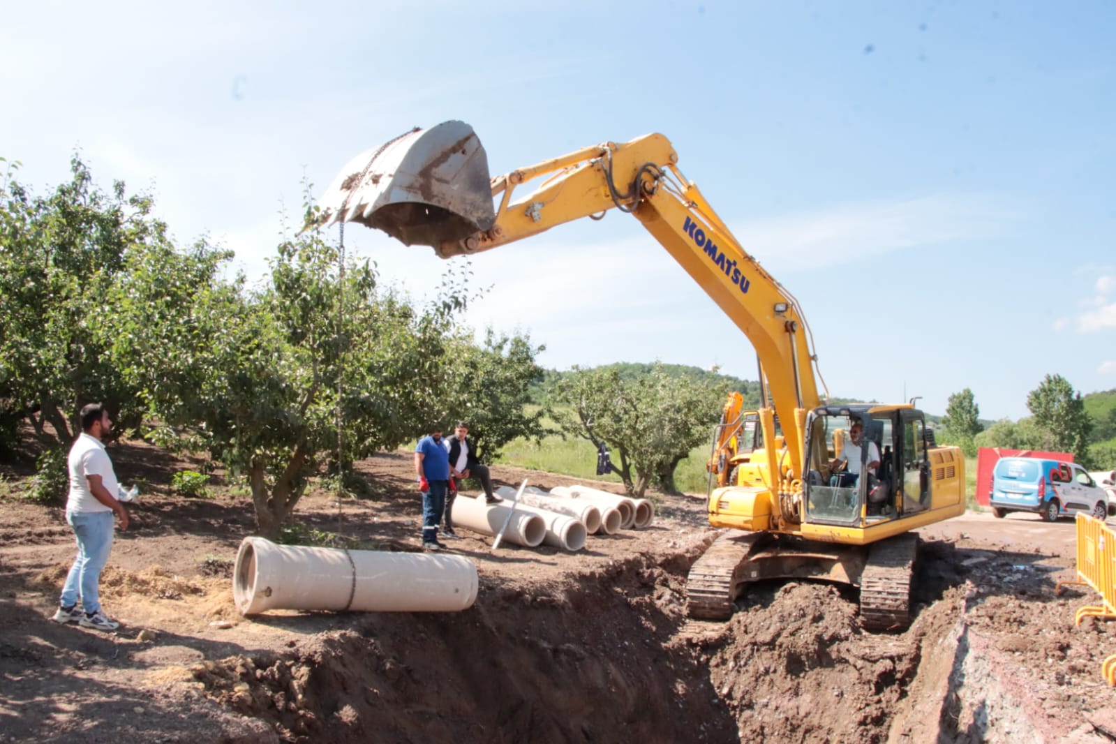 Yalova Beledi̇yesi̇'nden Yurtlar Bölgesi̇nde Altyapi Hamlesi̇ (2)