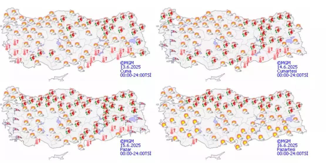 Meteoroloji'den Kuvvetli Yağış