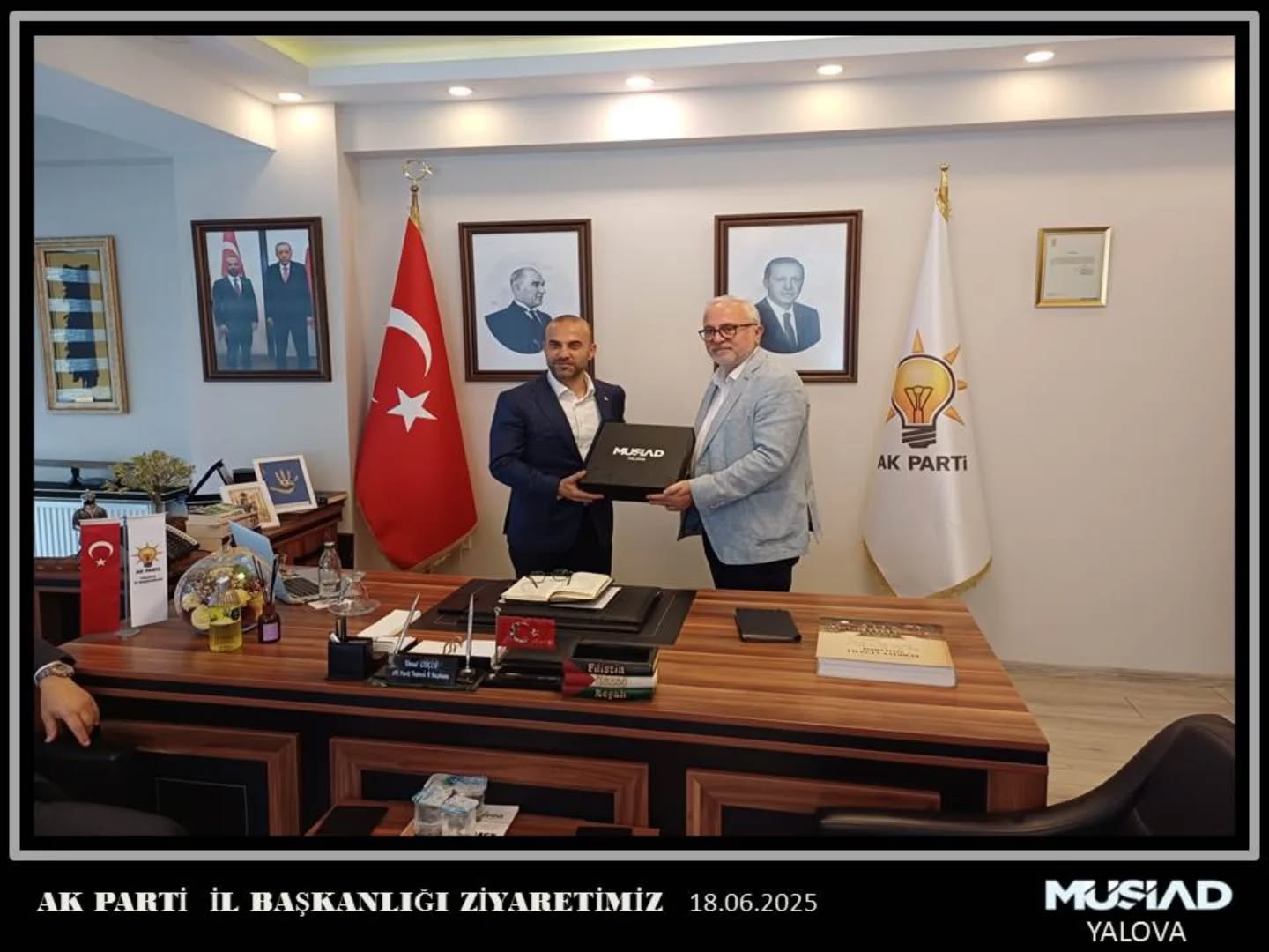 Müsi̇ad Yalova’dan Ak Parti İl Başkanlığı’na Nezaket Ziyareti-1