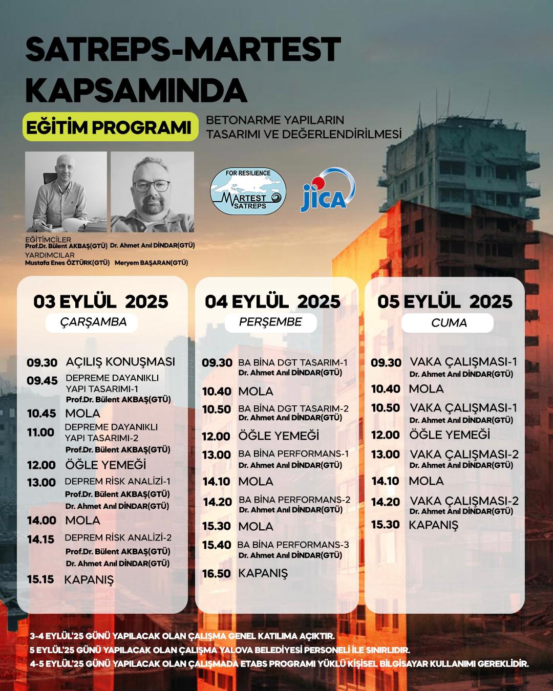 Yalova’da Yapi Tasarimi Ve Deprem Güvenli̇ği̇ Konuşulacak (1)