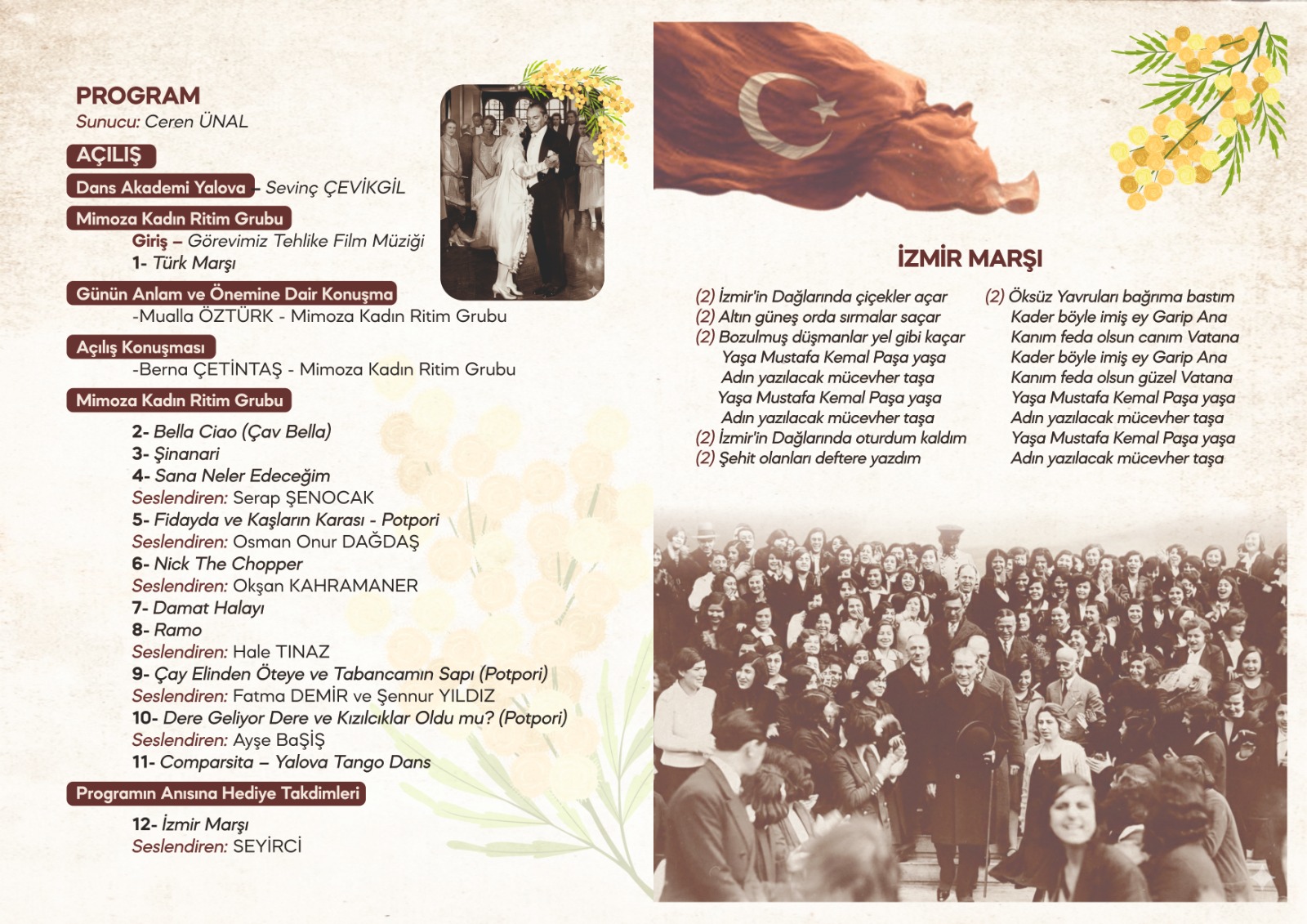 Mi̇moza Kadin Ri̇ti̇m Grubu’ndan 5 Aralik’in Anlamina Atfen Özel Etki̇nli̇k (2)