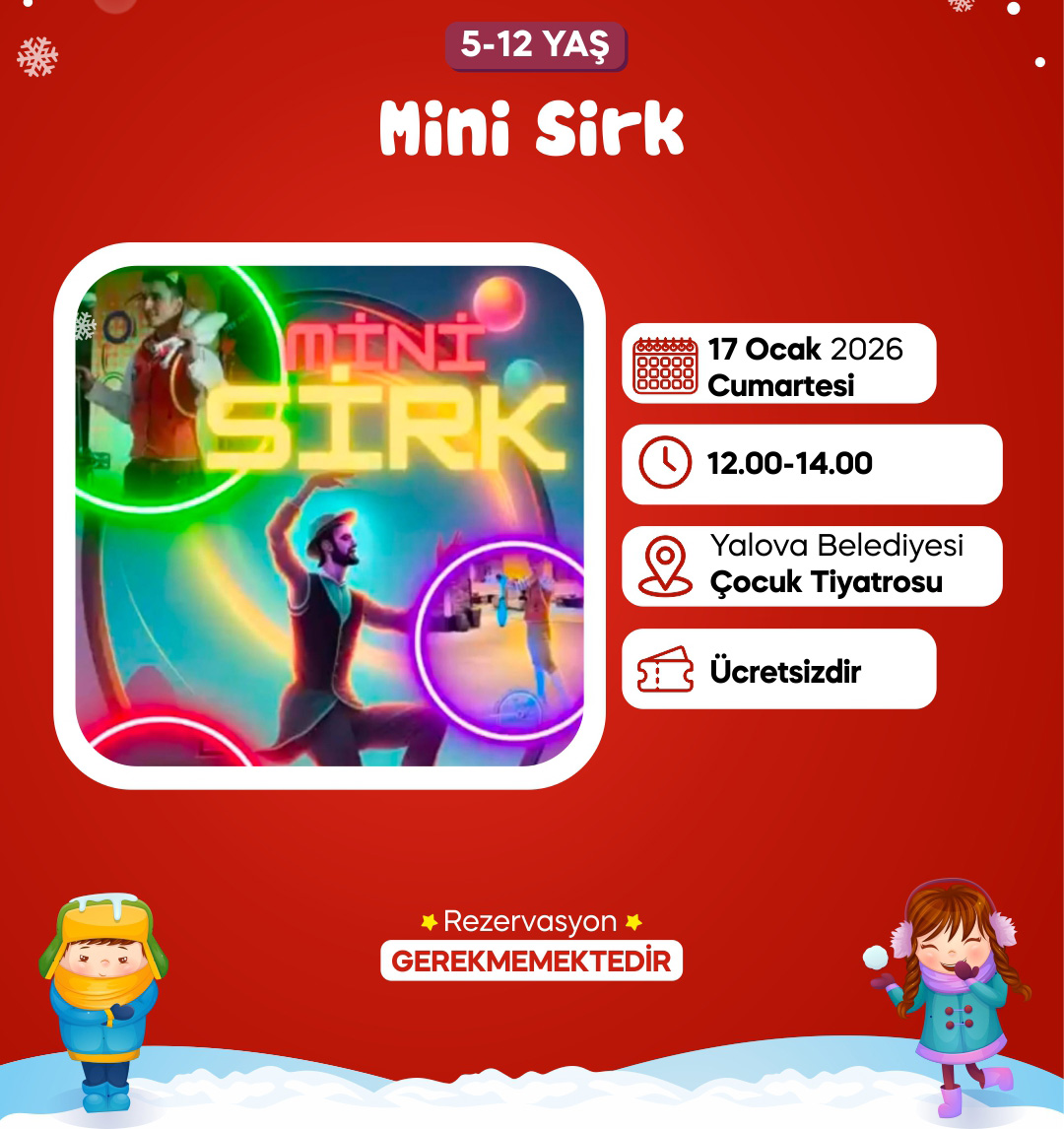 17 Ocak Mini Sirk Kaydırsız