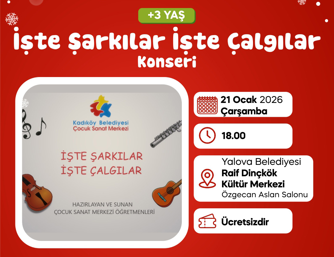 21 Ocak Işte Şarkılar Kaydrısız