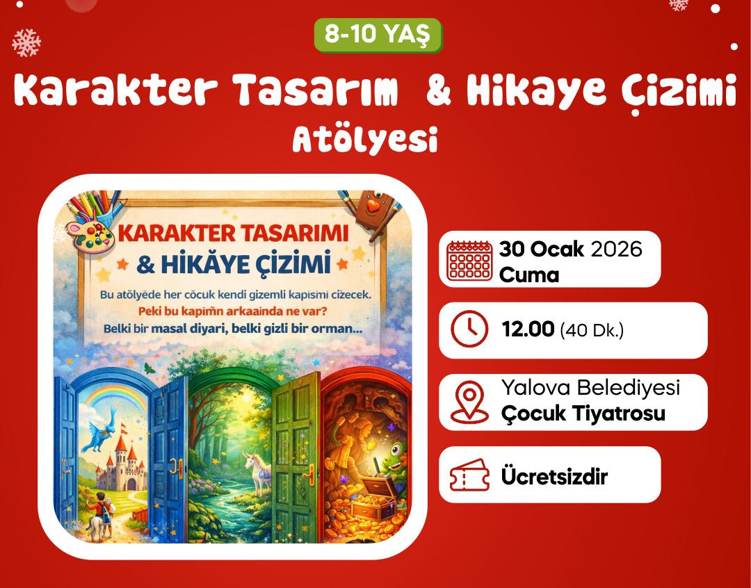 30 Ocak Karakter Tasarım Kaydrısız