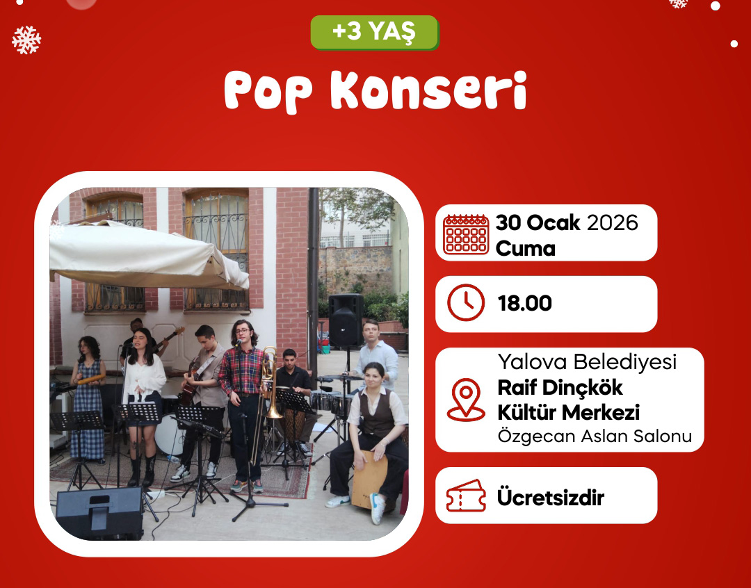 30 Ocak Pop Konseri Kaydrısız