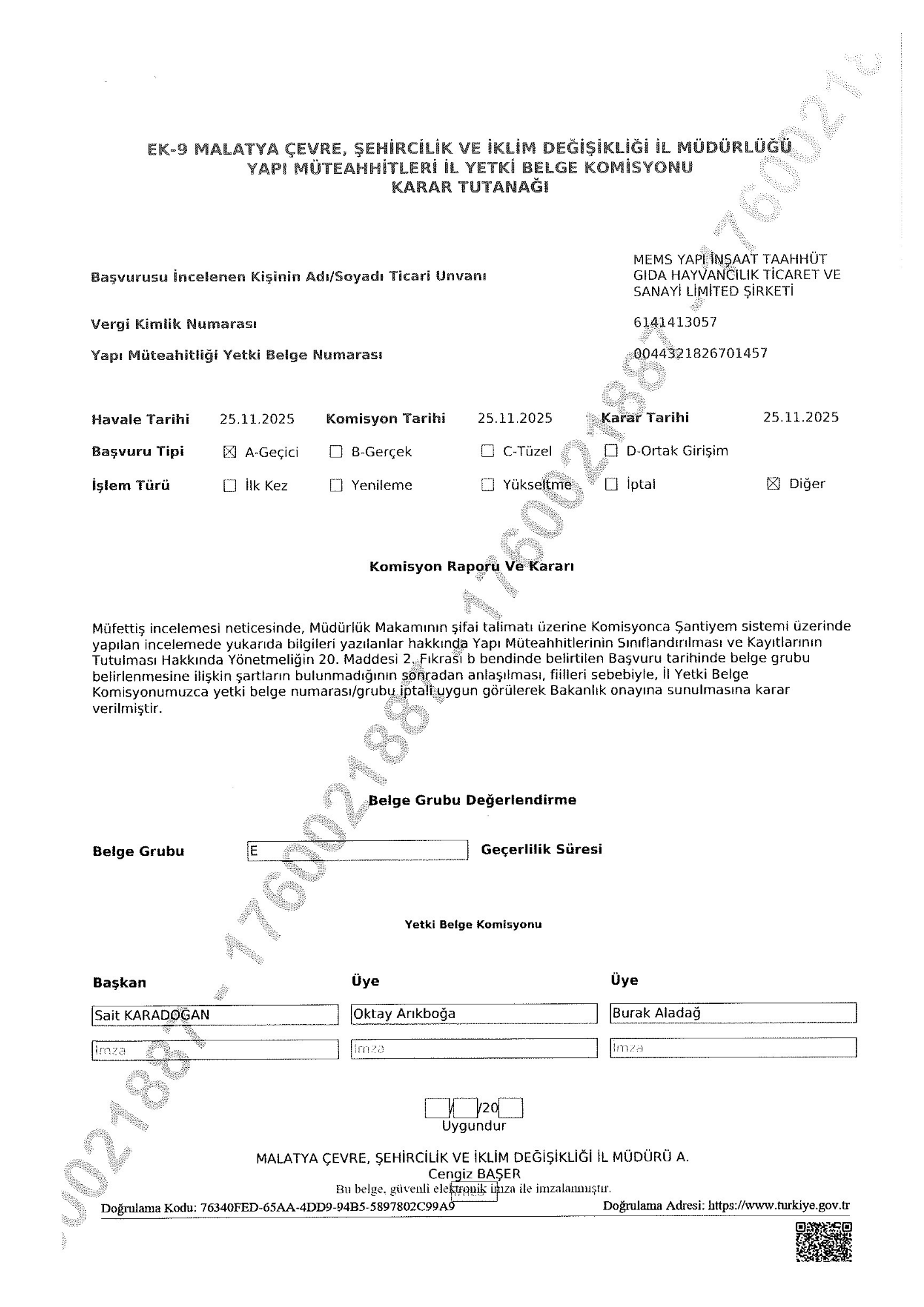 Malatya Çevre, Şehi̇rci̇li̇k Ve İkli̇m Deği̇şi̇kli̇ği̇ Müdürlüğü 20260212 161447 0015-1
