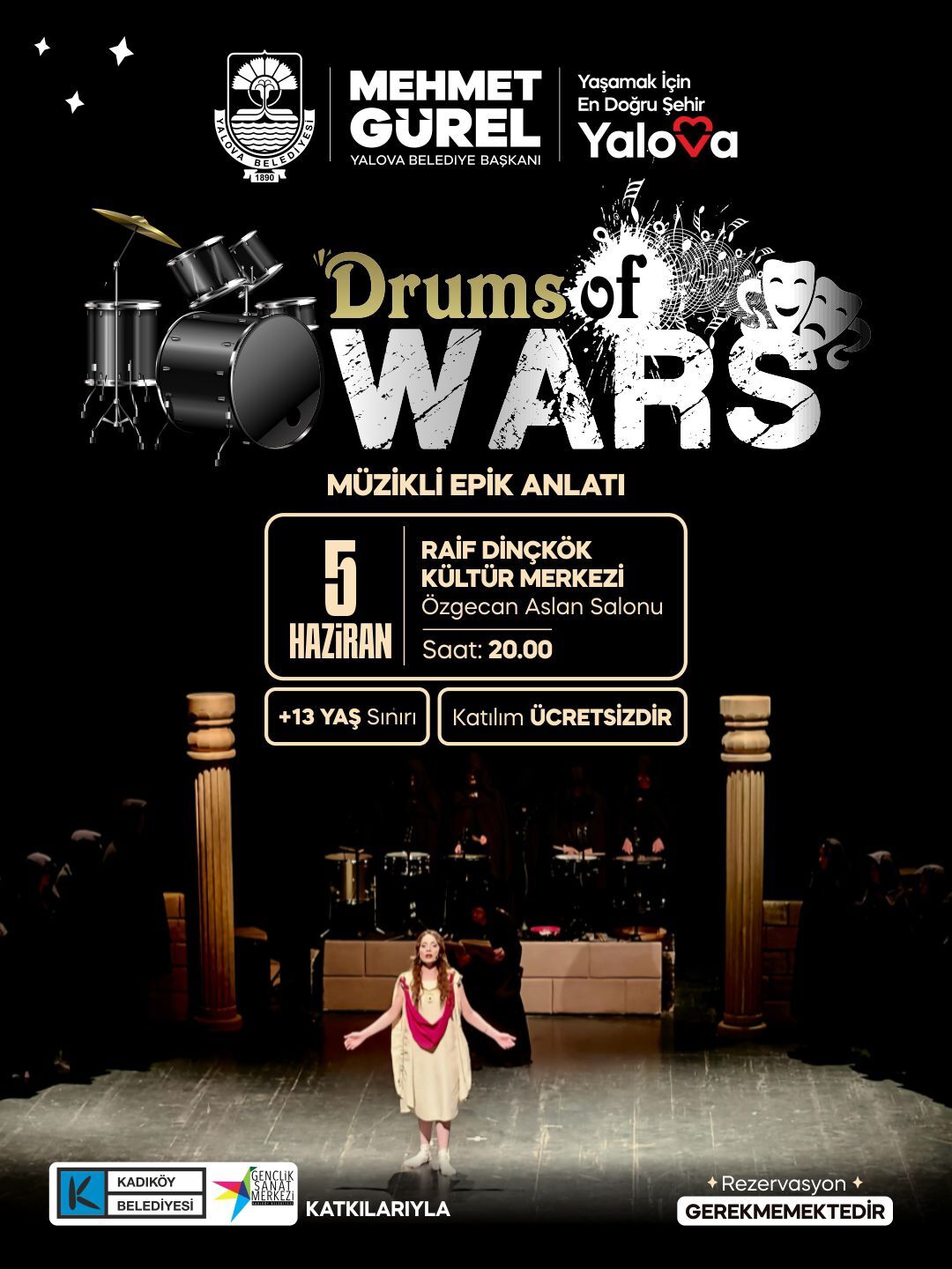 Yalova’da “Drums Of Wars” Sahnelenecek