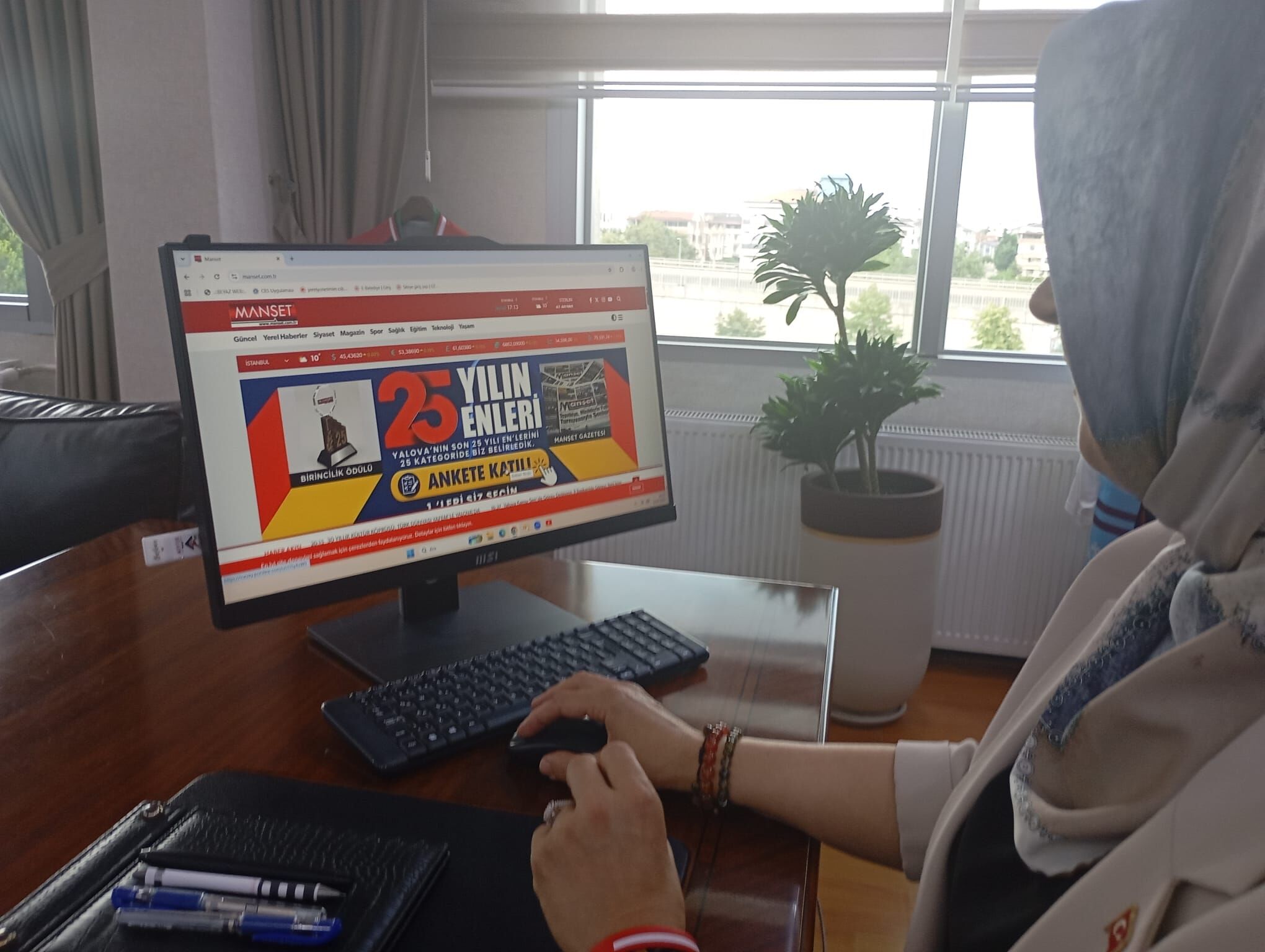 1. Ebru Filiz Ankete Katıldı