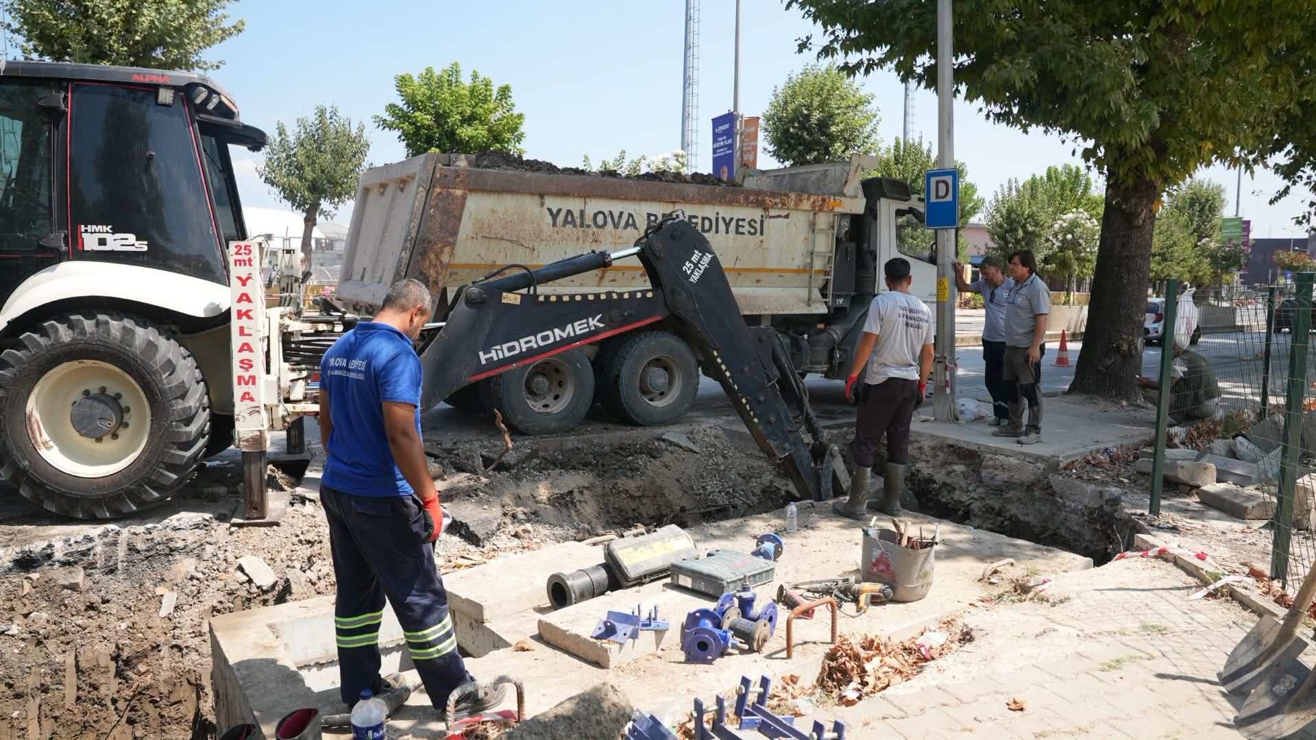 Yalova Belediyesi Su Altyapi Calismalari