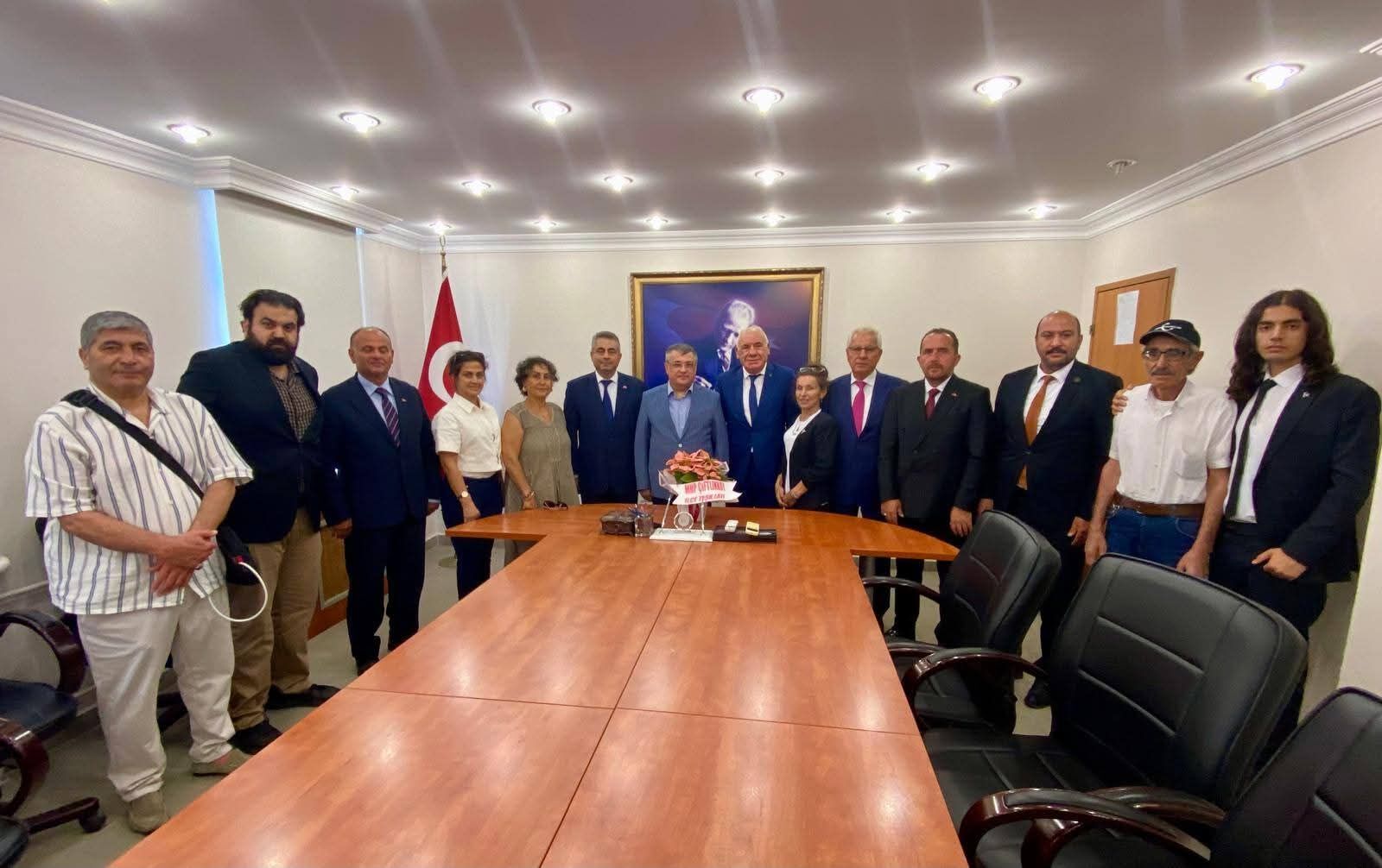 Ciftlikkoy Kaymakami Ali Ada Mhp Heyeti Gorusmesi