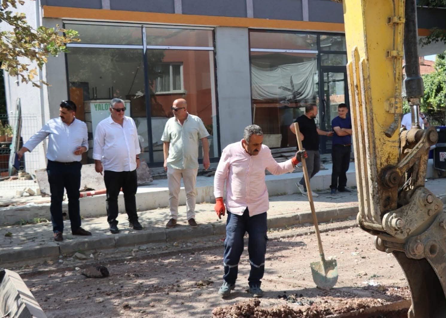 Mehmet Durman Caddesi Asbestli Boru Degisimi Hdpe