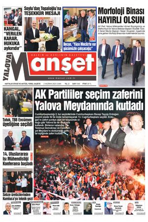 Manşet Gazetesi - 02.06.2023 Manşeti