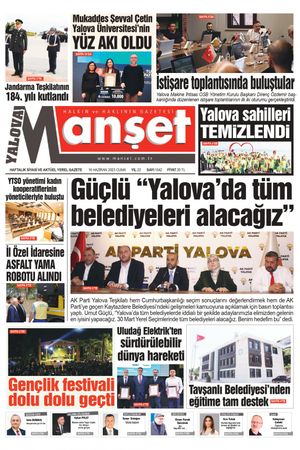 Manşet Gazetesi - 16.06.2023 Manşeti