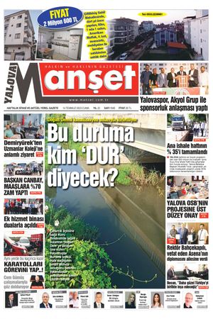Manşet Gazetesi - 14.07.2023 Manşeti